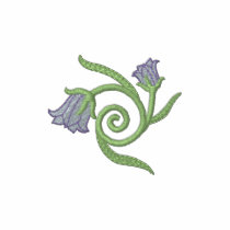 Flowers with vine embroidered shirts by ZazzleEmbroidery Flowers with vine embroidered shirts