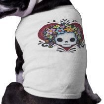 Flowerskull -Kid pet clothing by kidlings Flowerskull -Kid pet clothing