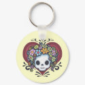Flowerskull -Kid keychains