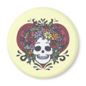 Flowerskull - Mom magnets by kidlings Flowerskull - Mom magnets