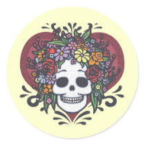 Flowerskull - Mom stickers