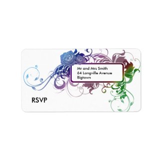 Flowery Avery Label label