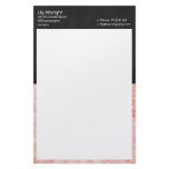 flowery & black Stationery