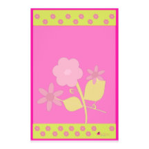 Flowery Day Stationery