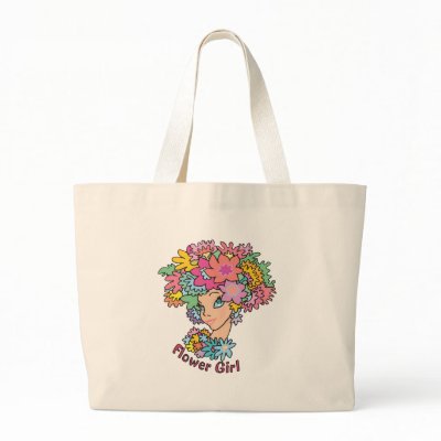 Flowery Flower Girl Bag by kawaiishirts