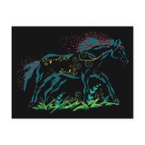 Flowery Horse postcard