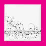 Flowery Music Fridge Magnet Flowery Music Fridge Magnet