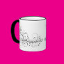 Flowery Music Coffee Mugs Flowery Music Coffee Mugs