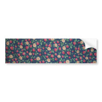 Flowery Pattern! bumper stickers by Caiwilsh Flowery Pattern! bumper stickers
