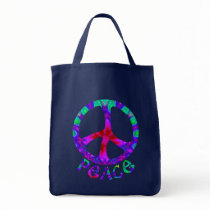 Flowery Peace Dark Bags