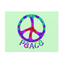 Flowery Peace Postcard