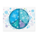 Flowery Peace Sigh POSTCARD by SBeise Flowery Peace Sigh POSTCARD