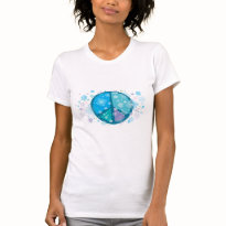 Flowery Peace sign T-shirt
