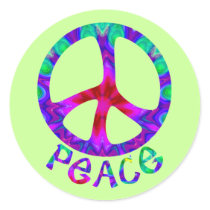 Flowery Peace Stickers