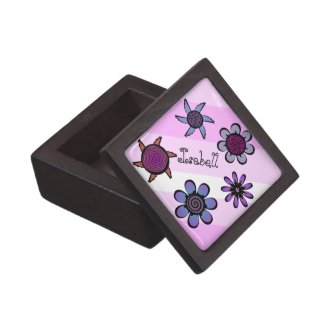 Flowery Pink Small Jewellery Box