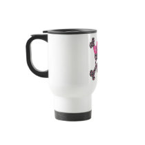 Flowery Skull Coffee Mug