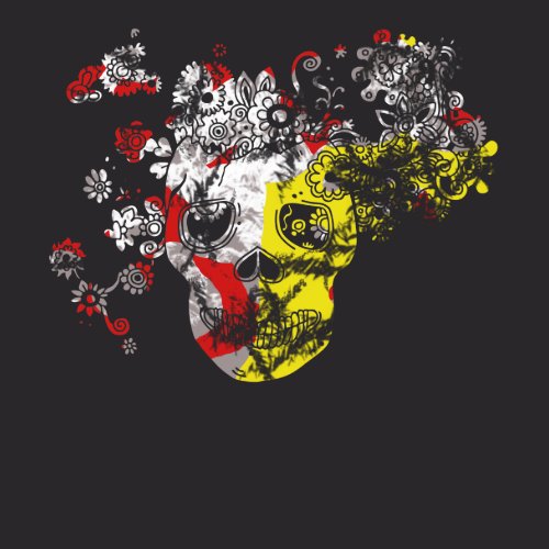 Flowery Skull T-Shirt shirt