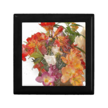 Flowery Springtime Bouquet of Freesias! Jewelry Box