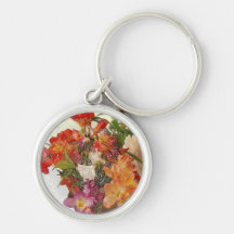 Flowery Springtime Bouquet of Freesias! Key Chains