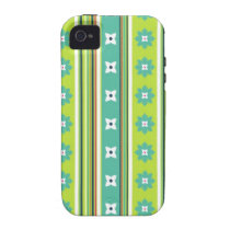 Flowery Stripe Green iPhone Case casemate cases