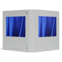 Flowing Blue Silk Fabric Abstract binders