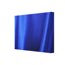 Flowing Blue Silk Fabric Abstract canvas prints