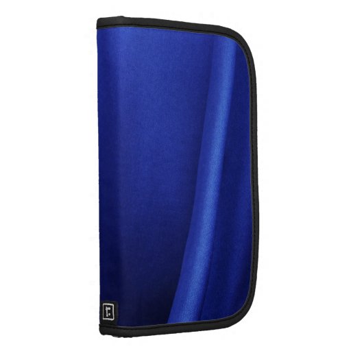 Flowing Blue Silk Fabric Abstract Planner