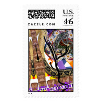 Flowing Jumble postage