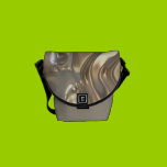 Flowing Liquid Gold and Silver messenger bags