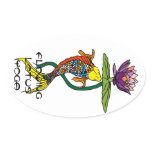 Flowing Lotus Yoga Sticker