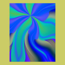 Flowing petals posters