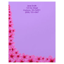 Flowing Pink Hibiscus letterhead