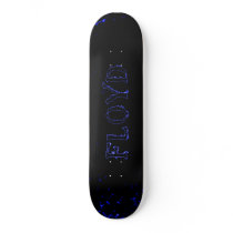 floyd blue lightning laser star custom skateboard by mantisgraffix floyd blue lightning laser star custom skateboard