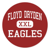Floyd Dryden - Eagles - Middle - Juneau Alaska stickers by customteamsportswear Floyd Dryden - Eagles - Middle - Juneau Alaska stickers