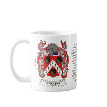 Floyd Family Coat of Arms mug