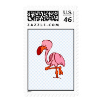 Floyd Flamingo postage by BisforBirds Floyd Flamingo postage