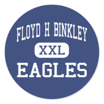 Floyd H Binkley Eagles Middle Hennessey stickers by customteamsportswear Floyd H Binkley Eagles Middle Hennessey stickers