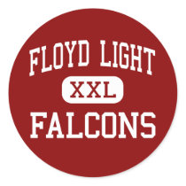 Floyd Light - Falcons - Middle - Portland Oregon stickers by customteamsportswear Floyd Light - Falcons - Middle - Portland Oregon stickers