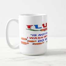 Flu Bug NO FRIEND Coffee Mug