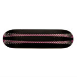 Flubble Diverse Rip Black White Pink Yellow Custom Skate Board