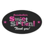 Fluctuating Type Sweet 16 Sticker