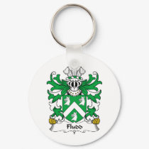 Fludd Family Crest keychains by coatsofarms Fludd Family Crest keychains