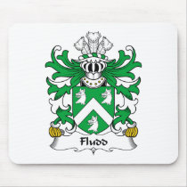 Fludd Family Crest mousepads by coatsofarms Fludd Family Crest mousepads