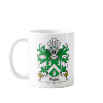 Fludd Family Crest mugs by coatsofarms Fludd Family Crest mugs