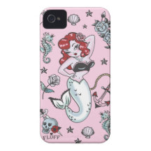 Fluff Molly Mermaid Pink Iphone 4/4S Case iPhone 4 Covers