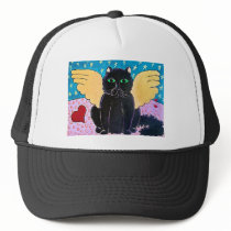 Fluffy Angel Cat hats