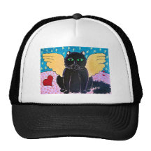 Fluffy Angel Cat Hats