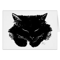 Fluffy Cat Card