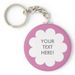 FLUFFY CLOUD KEYCHAIN PINK