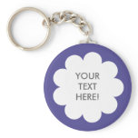 FLUFFY CLOUD KEYCHAIN PURPLE